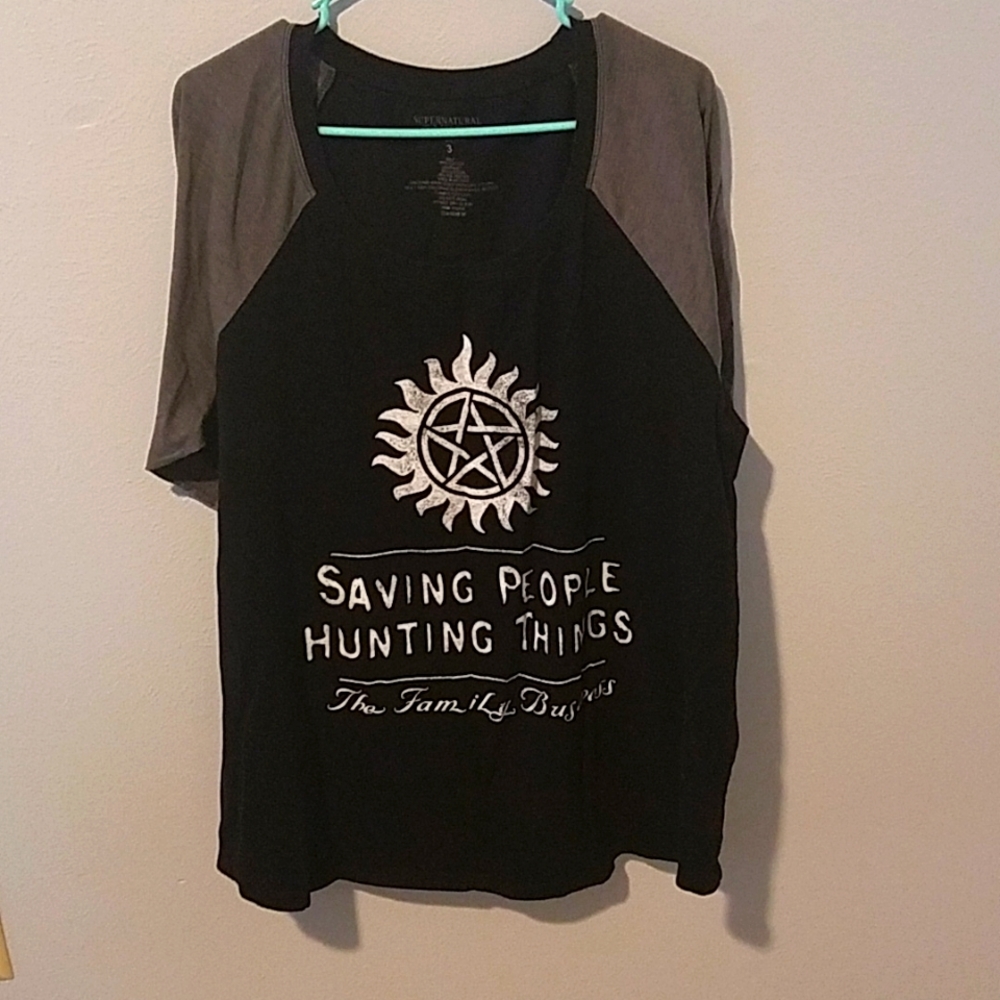 Torrid 3/4 sleeve shirt supernatural